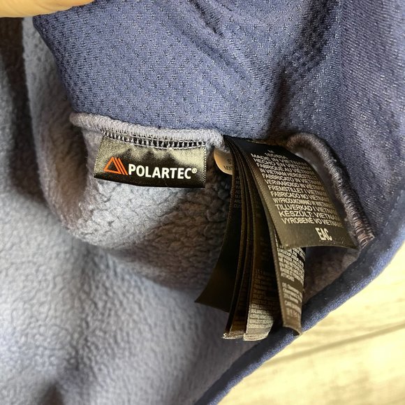 ]Marmot Wiley Polartec Sleeveless Fleece Navy Vest Zipped Sized Pockets S… - Picture 13 of 14